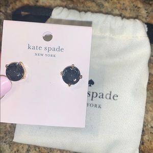 Kate Spade black studs